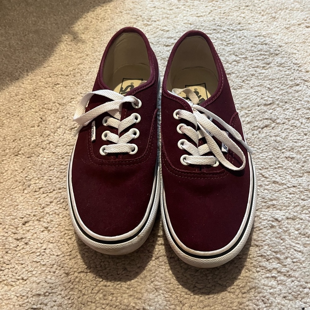 Maroon Vans